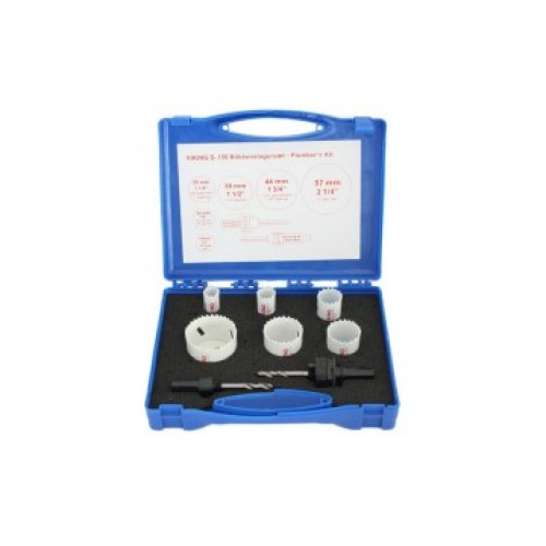 Körkivágó koronafúró készlet 8db-os Bi-Metál