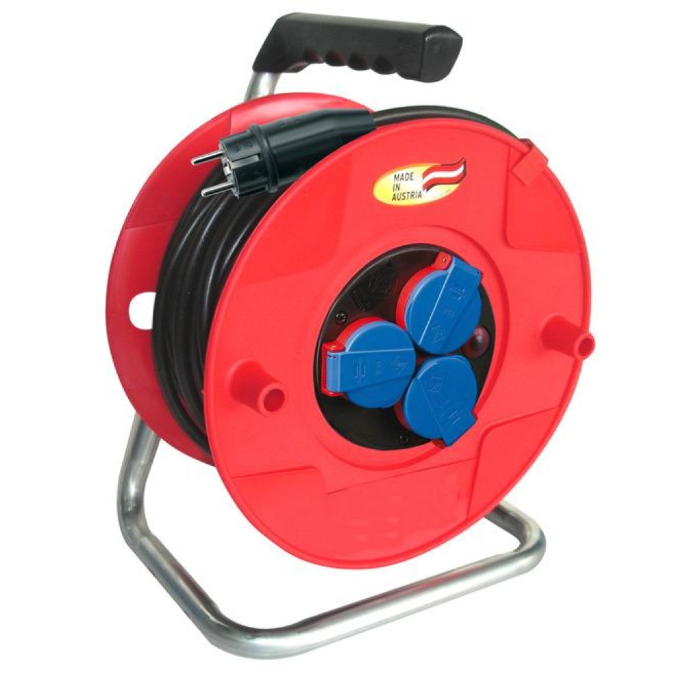 Hosszabbító 3x1,5 50m 3 védőcsatlakozó aljzat 230V