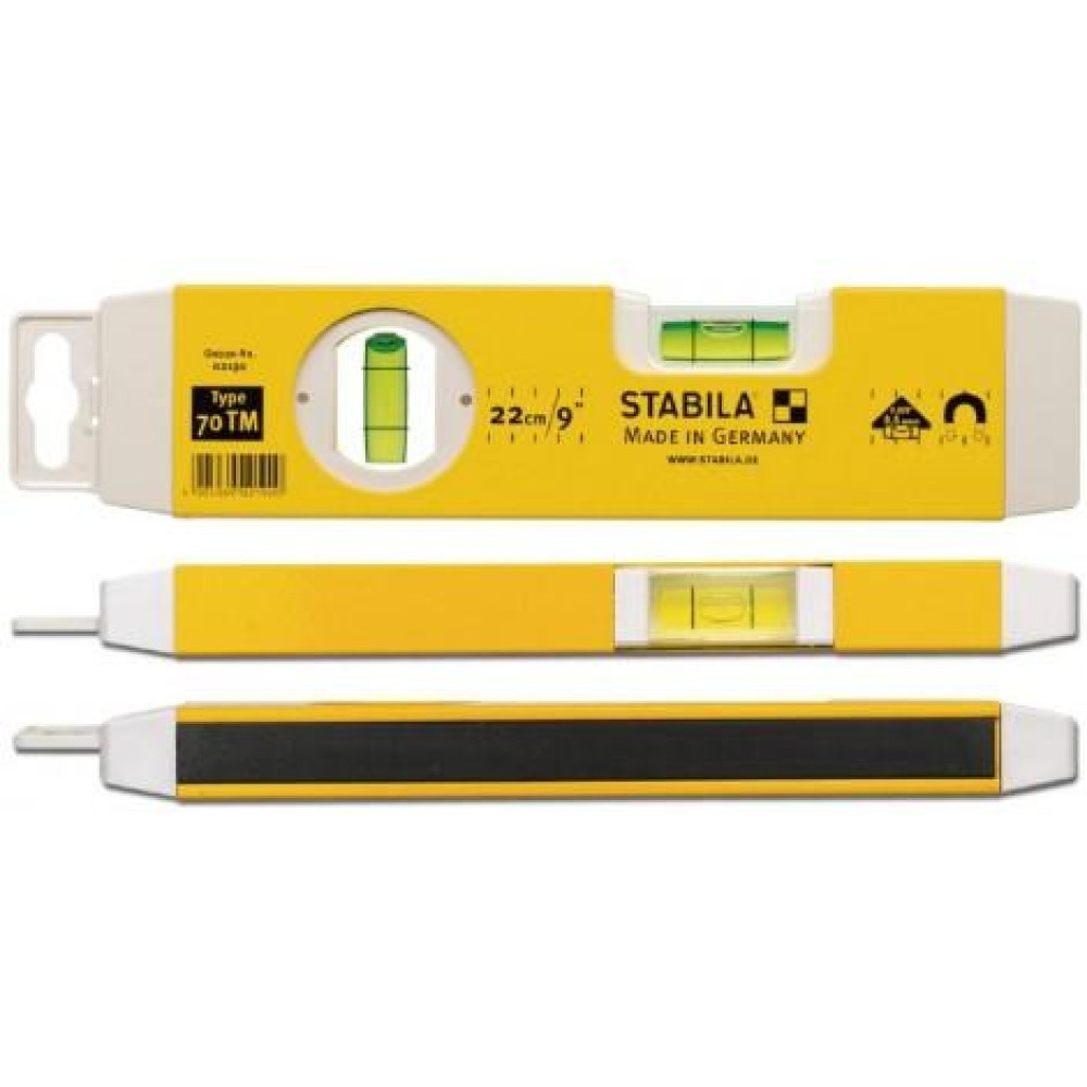 Mágneses vízmérték STABILA-70-TM 22cm TORPEDO