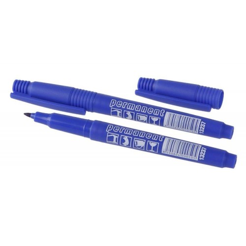 Jelölő filc kék vékony