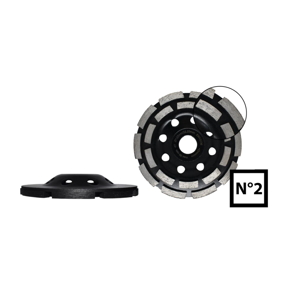 GYÉMÁNTSZEMCSÉS BETONCSISZOLÓ 115x22,2 (NO.2)