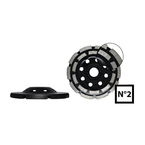 GYÉMÁNTSZEMCSÉS BETONCSISZOLÓ 115x22,2 (NO.2)