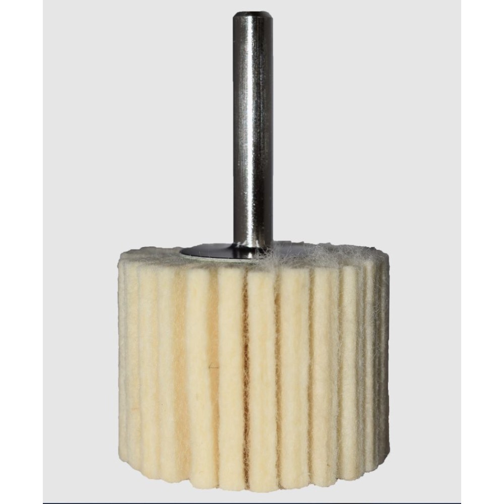 CSAPOS LAMELLÁS FILC POLÍROZÓKERÉK 60x30 MM