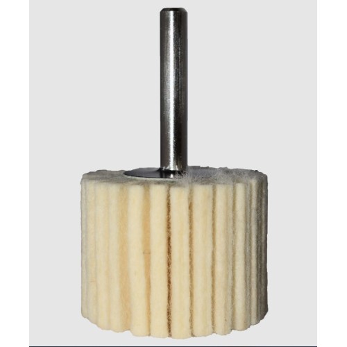 CSAPOS LAMELLÁS FILC POLÍROZÓKERÉK 40x30 MM