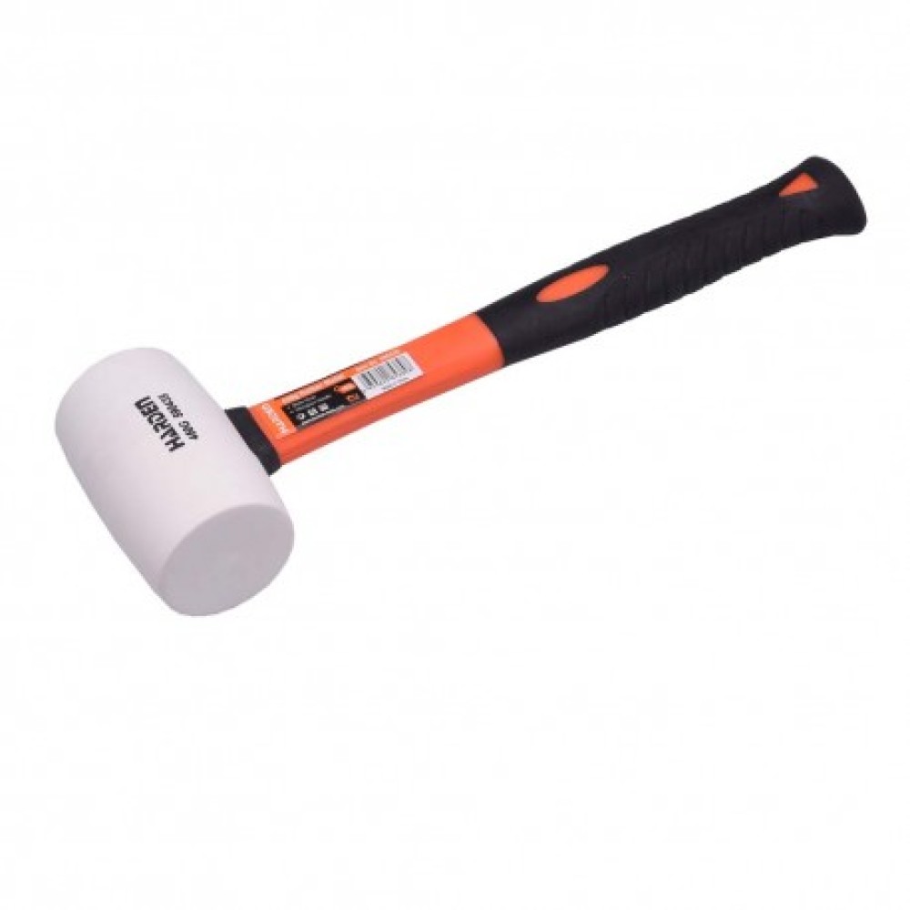 Gumikalapács 45mm Fehér Müanyag nyél 225G