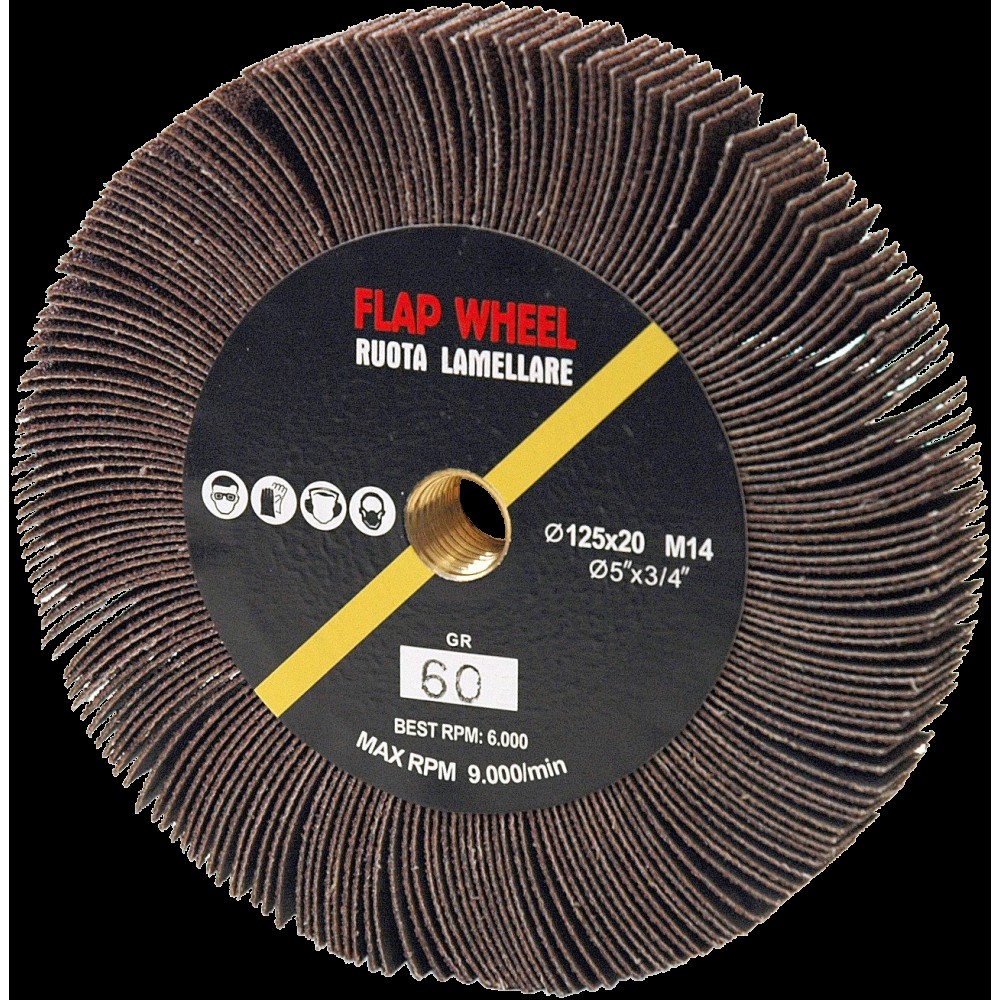 LAMELLÁS CSISZOLÓKERÉK 125xM14 K40