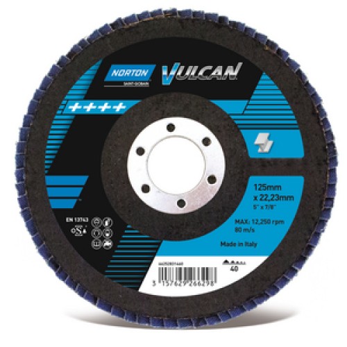 Lamellás Csiszoló d=125 Z120 Norton Vulcan INOX