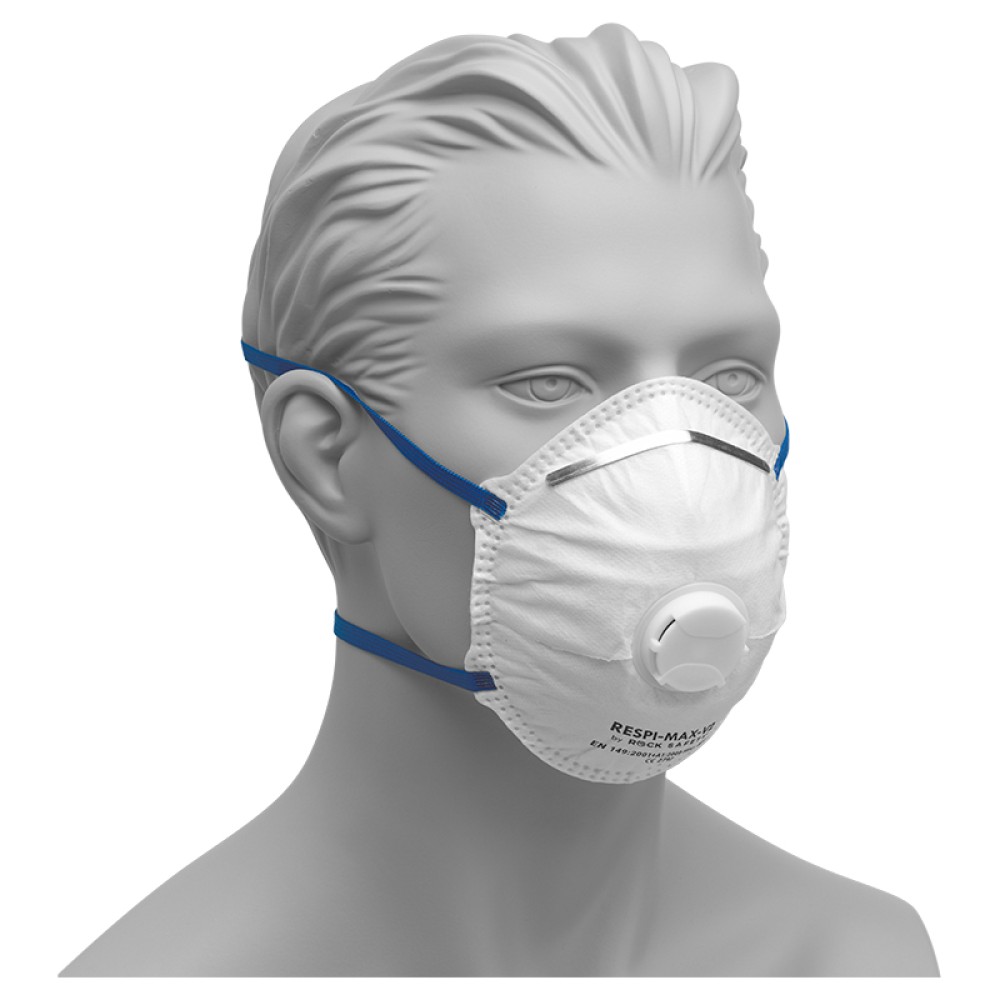 FFP2-es pormaszk szeleppel RESPI-MAX-V2