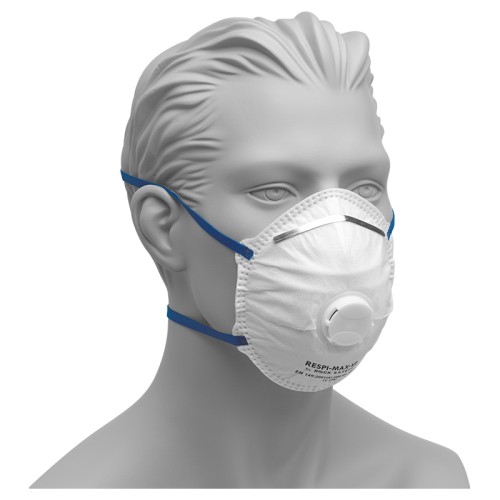 FFP2-es pormaszk szeleppel RESPI-MAX-V2
