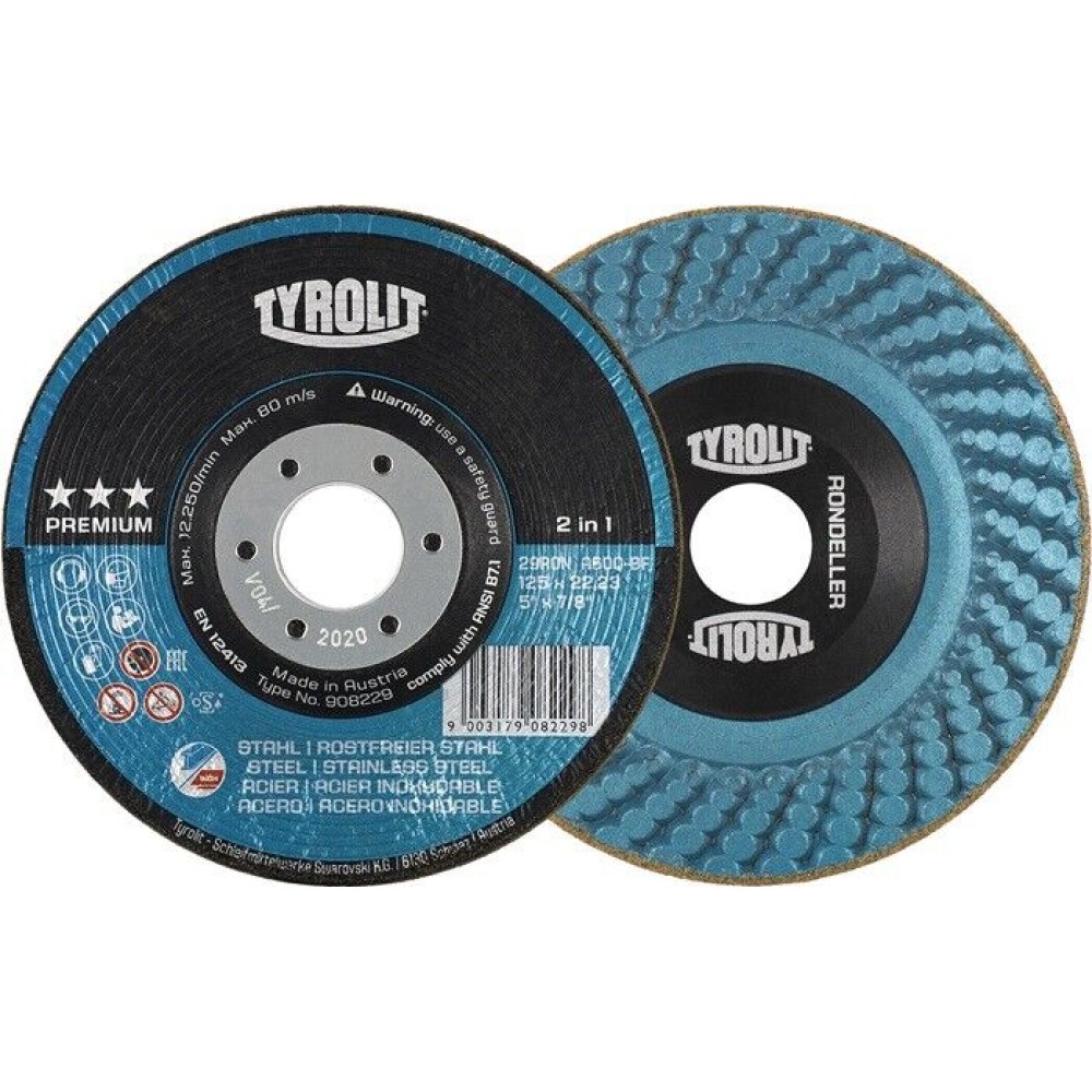 Tisztítókorong TYROLIT d=125  2in1 125x4,0