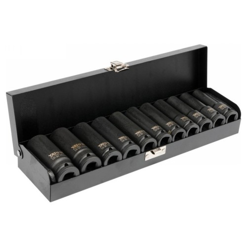 YATO Gépi hosszú dugókulcs készlet 11 részes