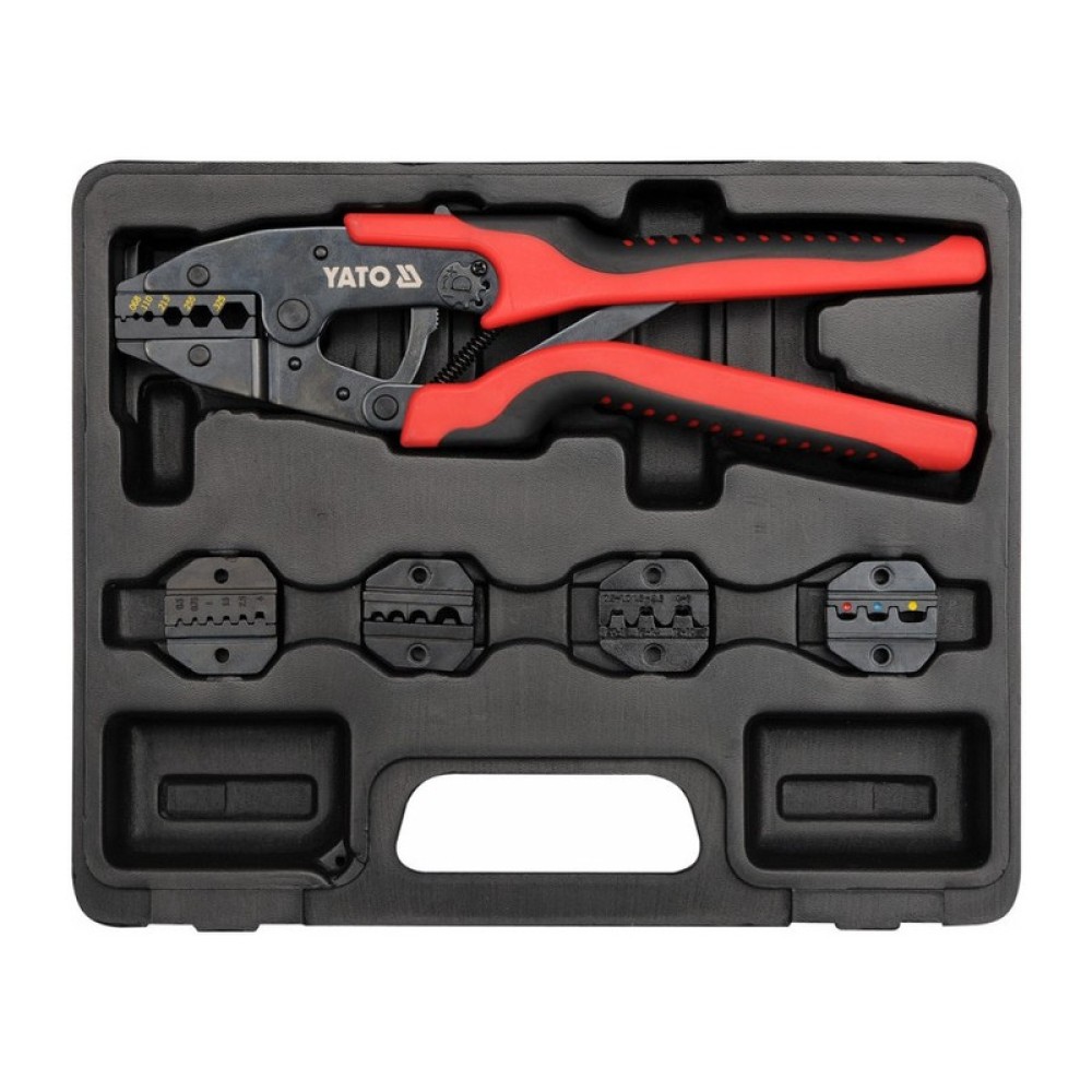 YATO Krimpelő fogó cserélhető pofakészlettel 260 m