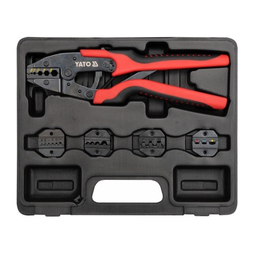 YATO Krimpelő fogó cserélhető pofakészlettel 260 m